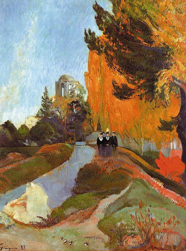 Paul Gauguin The Alyscamps at Arles oil painting image
